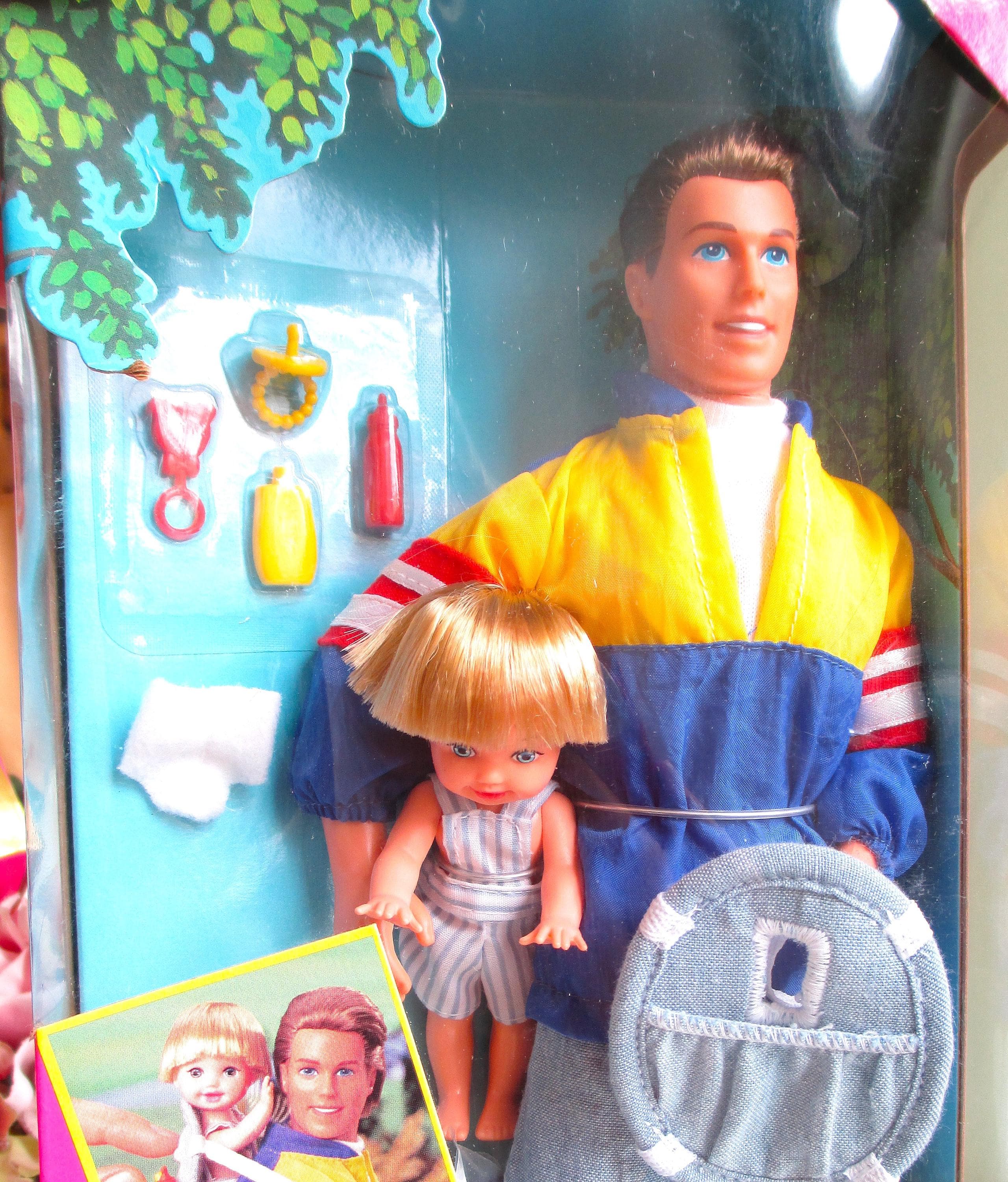 Barbie Big Brother Ken & Baby Brother Tommy Doll Set 1996 Mattel