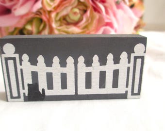 Puerta de madera The Cat's Meow, accesorio