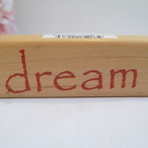 Dream Hampton Art Rubber Diffusion Stamp Wooden Rubber Stamp Decorative Stamping, Paper Crafts, Clay, jewelry