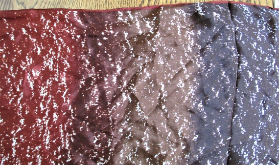 Vintage Silk Scarf Magnificent Cacharel Silk Flow… - image 8