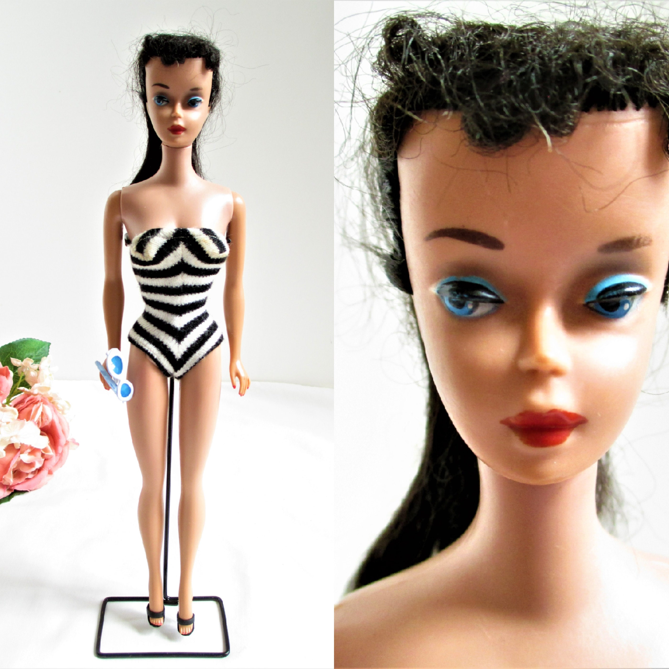 Vintage Barbie Brunette Ponytail Barbie Japan Foot by Etsy