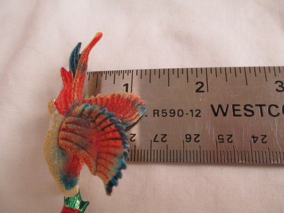 Vintage Pheasant PIn Enamel Figural Pheasant Anim… - image 5