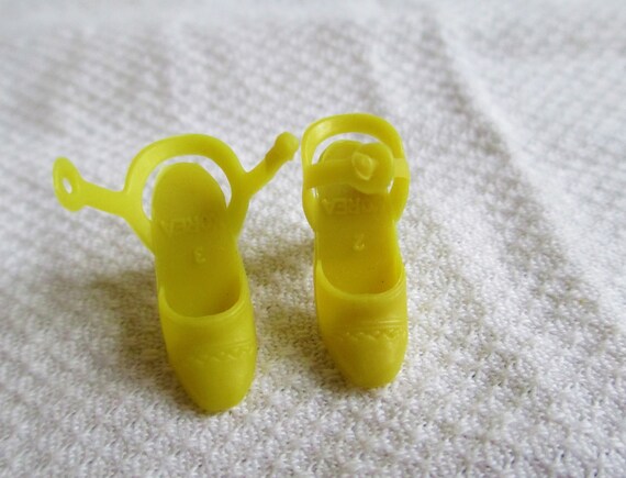 vintage yellow shoes