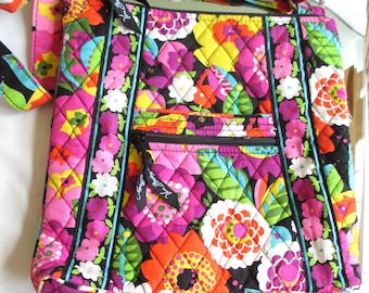 Vera Bradley Va Va Bloom Floral Crossbody Handtasche Schultertasche Geldbörse Rentner