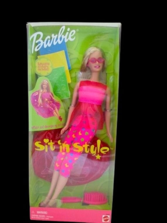 Barbie Doll Vintage 1999 Mattel Barbie Doll Sit in Style