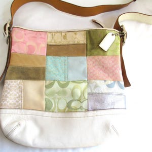 Coach F10877 Pastel Patchwork Shoulder/crossbody Bag Discontinued