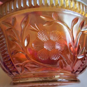 Antique Carnival Glass Intaglio Daisy Sowerby Carnival Glass Vintage  Glass Home Decor