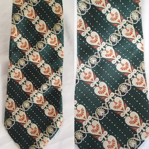 Vintage Necktie 60&#39;s Fabulous Colors With Fantastic Print Golden K 34 Polyester Vintage Mens Necktie Stylish Man Cravate Professional tie