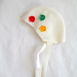 Ideal Tammy Doll Vintage Fun In The Sun Bathing Cap With Flowers 1960&#39;s