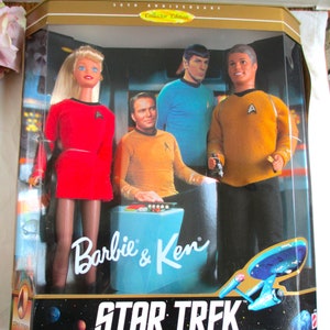 Barbie Doll Star Trek Barbie And Ken Collector Edition/ 1996 NIB NRFB Vintage Barbie Doll
