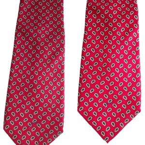 Robert Talbott Necktie Hand Sewn Silk Vintage Necktie Geometric Design Cool Design Necktie