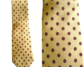 Corbata vintage con estampado geométrico, hermosa corbata de seda con diseño de Christian Dior, varios colores, corbata vintage para hombre, profesional y elegante.