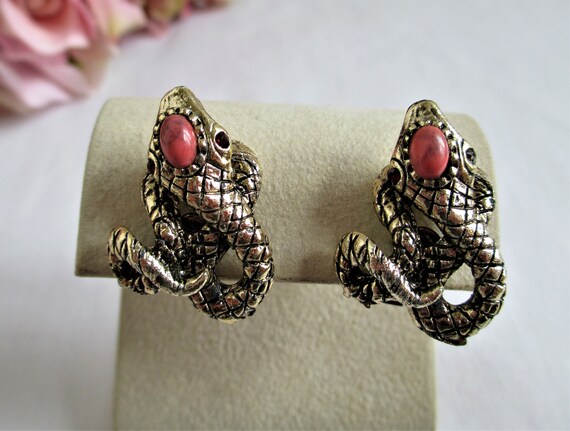 Inateannal Vintage Cristallo Serpente Orecchini A Goccia Oro Serpente Orecchini A Cerchio Strass Serpente Huggie Orecchini Punk Animale Serpente Orecchini Gioielli Per Donne E Ragazze