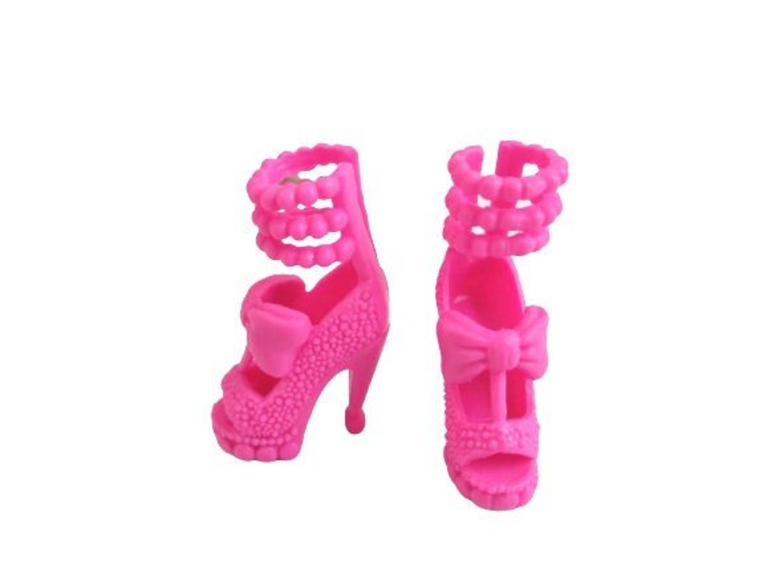 Barbie Shoes Mattel Barbie Doll Fashionistas Shoes Pink High Heels With