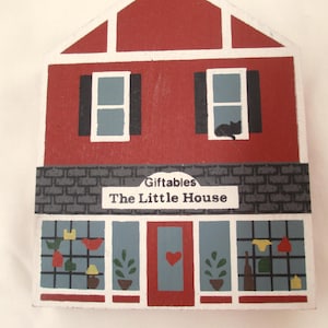 Vintage Cats Meow The little house Giftables, Series IV Faline Cat’s Meow Shelf Sitter
