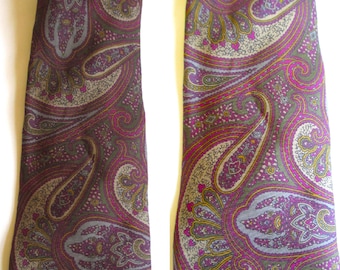 Givenchy Monsieur Prachtige meerkleurige paisley-stropdas herenstropdas damesstropdas professioneel stijlvol 3 "X 57 1/2"
