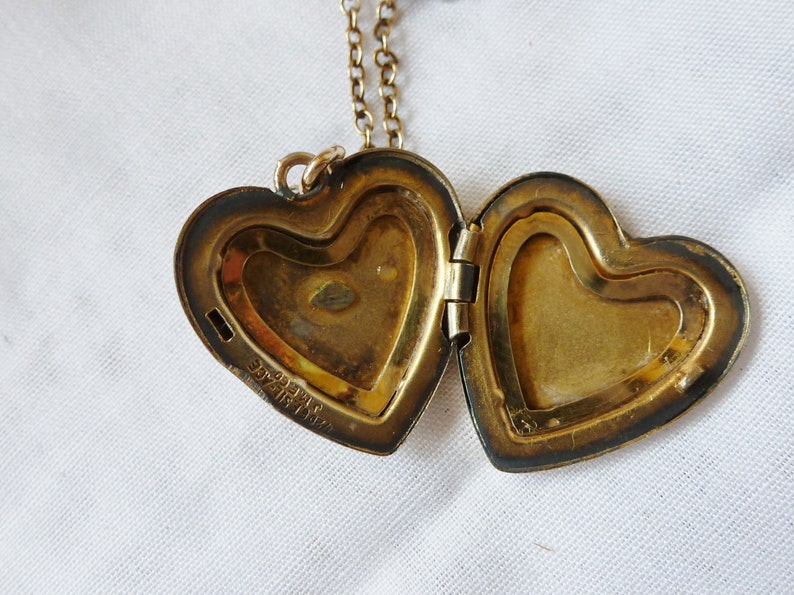 Vintage Locket Antique Victorian 12k GF J.M.F Co Art Deco Etsy