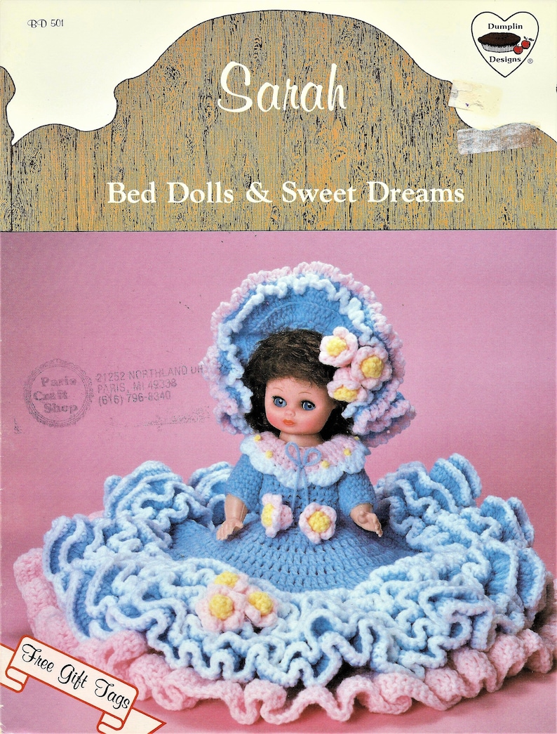 Vintage Crochet Pattern Vintage Bed Doll Crochet Pattern Sarah Etsy