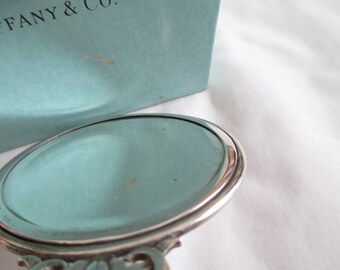 Vintage TIFFANY & CO Sterling Silver Pineapple Compact Handbag