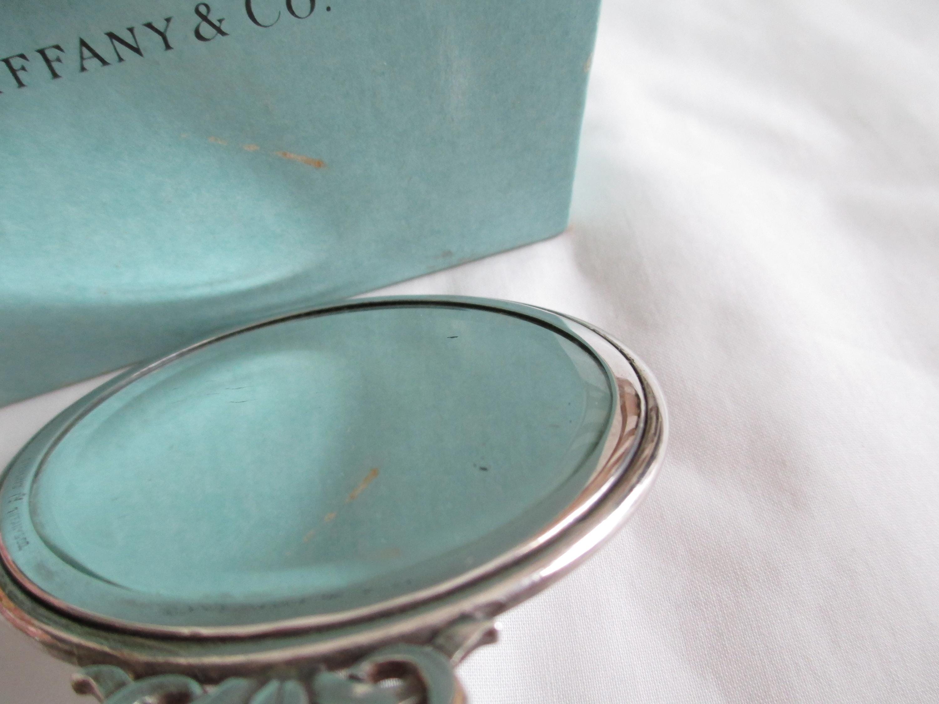 Vintage TIFFANY & CO Sterling Silver Pineapple Compact Handbag