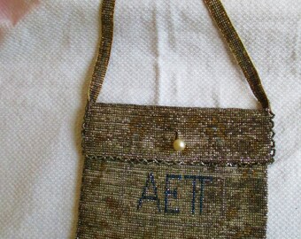 Vintage Coach Mia Lace Studs Brown Floral Rugged Purse 10064 