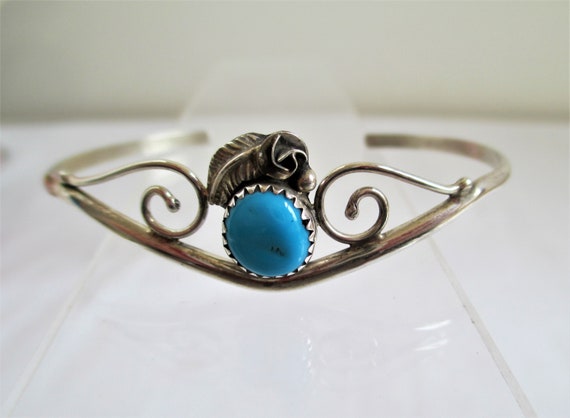 Rare Cowyboys Vintage Native American Navajo Signed Sterling Silver Bracelet Rare Cowyboys Vintage Native American Navajo Signed Sterling Silver Bracelet
