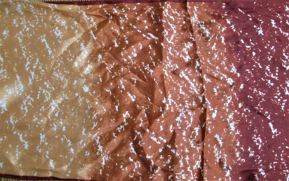 Vintage Silk Scarf Magnificent Cacharel Silk Flow… - image 9