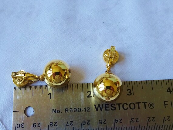 Trifari Necklace Set RARE Runway Bold Gold Balls … - image 3