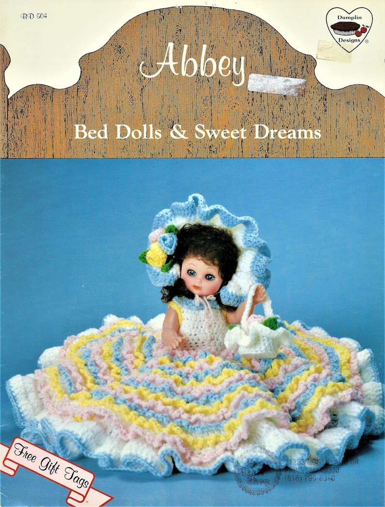 Vintage Crochet Pattern Bed Doll Crochet Pattern Abbey Instant - Etsy