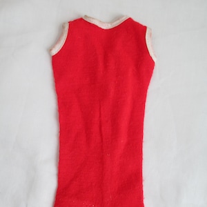 Tammy Doll Tammy Tressy Red Shift Dress Only #424 Ideal