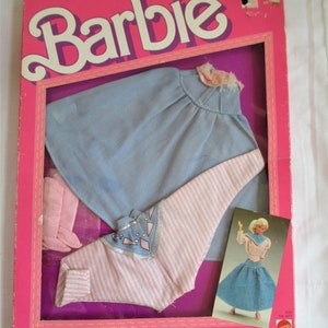 Vintage Barbie Original 1987 Barbie The Jeans Look Outfit #4333 In Original Package Vintage Barbie Clothing