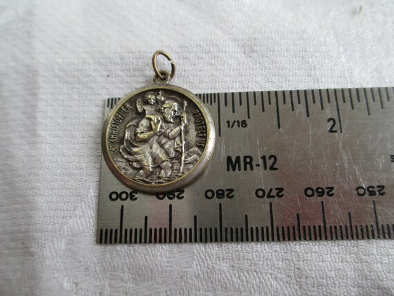 VINTAGE Saint Christopher Religious Medal Catholi… - image 5