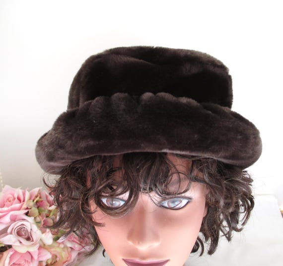 Vintage Betmar Fur Hat Vintage GENUINE Real FUR Hat BETMAR New York Paris MINK  main image 4