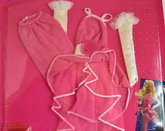 Barbie vintage original de 1988 Barbie Dinner Date n.° 1311 en paquete original Ropa vintage de Barbie difícil de encontrar