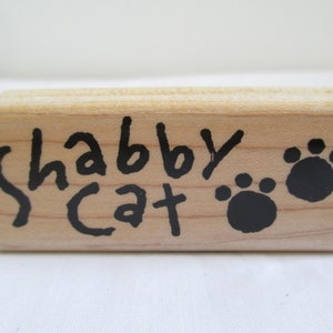 Shabby Cat Stempel Zitate & Sprüche Stempelmöglichkeiten Stempel Dekorativer Holzträger Stempel NOS Kartenherstellung, Papierbasteln