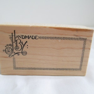 Handgemacht von Stempel Petaluma, CA PSX D465 1984 Dekorativer Holzeinfassung Stempel NOS Kartenherstellung, Papierbasteln, Scrapbooking