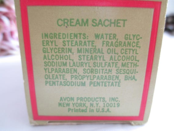 Avon Vintage Fragrance Treasures 1974 Cream Sachet + Bar Soap in