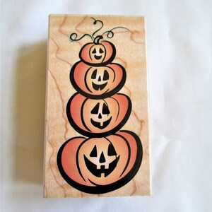 Turm der Kürbisse Hero Arts Stempel Dekorativer Holzträger Stempel NOS Card Making, Paper Craft scrapbooking