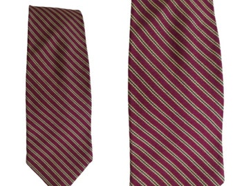 Brooks Brothers Krawatte Fantastische Gestreifte Reine Seide Kultige Stilvolle Krawatte Vintage Krawatten Great Gatsby
