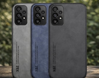 Magnetyczne skórzane etui do Samsung Galaxy serii S i serii A z uchwytem samochodowym, trwałą ochroną i ekskluzywnym designem