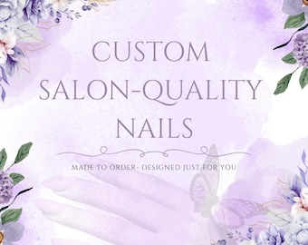 Custom Press On Nails | Salon Quality Handmade Luxury Fake Nails (Please Message Prior To Purchase To Design Your Perfect Set)