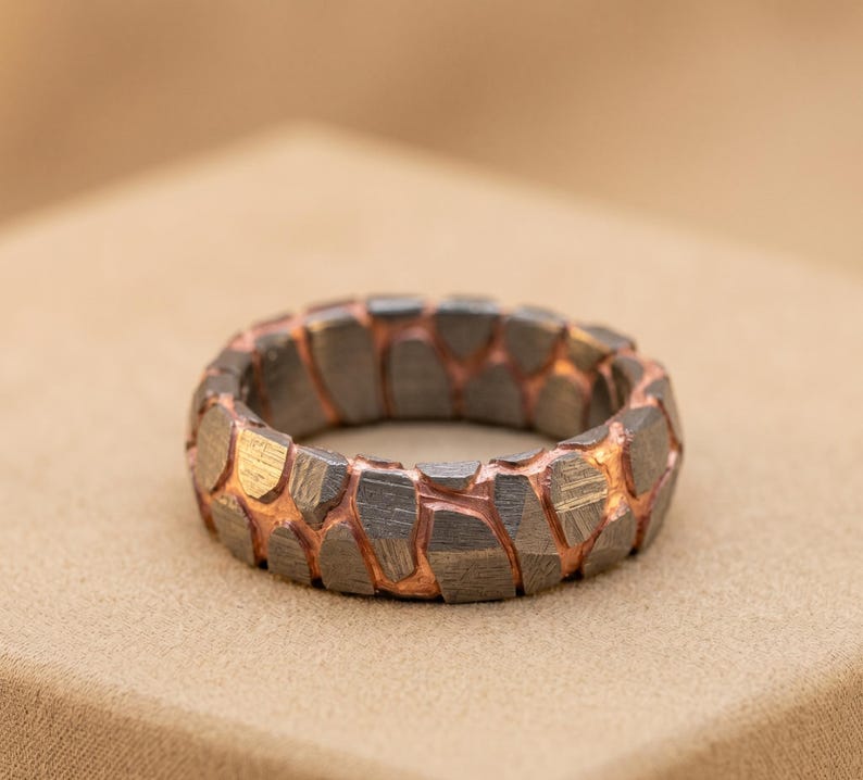 Etched Superconductor Ring – Limited Edition Copper & Niobium Wedding ...