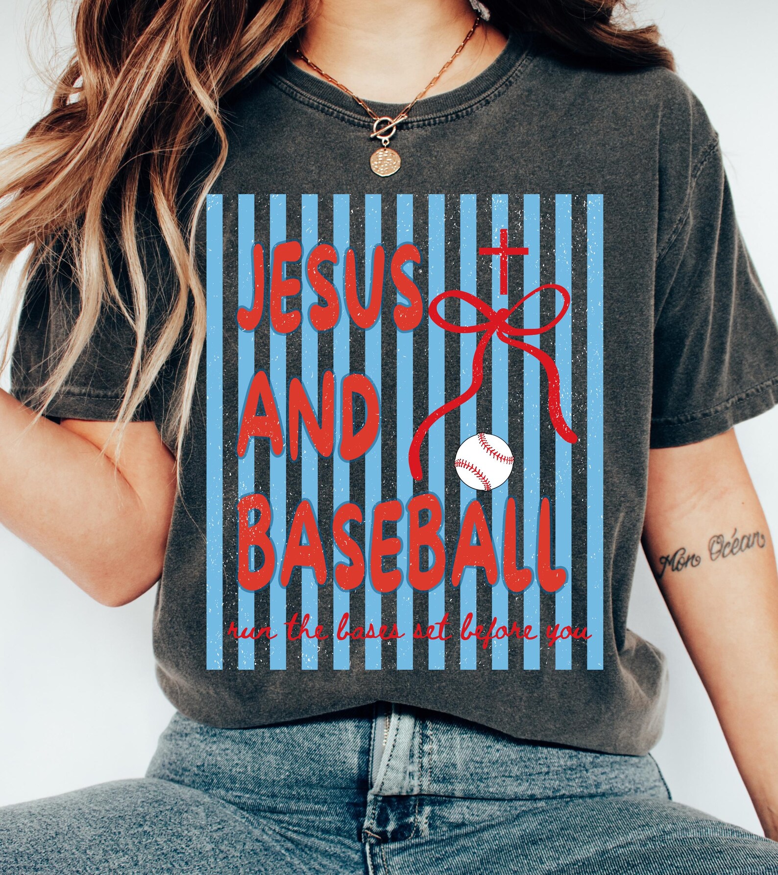 Jesus and Baseball PNG | Trendy Christian Graphic (digital Download) - Etsy