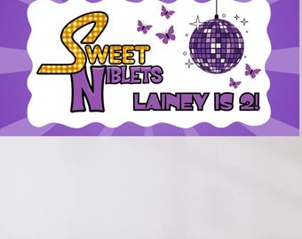 Hannah Montana Birthday Mockup Banner | Editable Canva Sign (Digital Download)