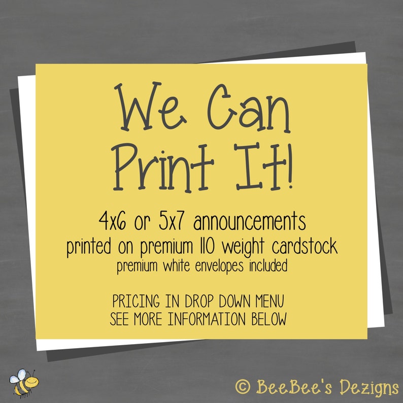 Baby Boy Photo Birth or Adoption Announcement; Blue with Black Damask; Monogram