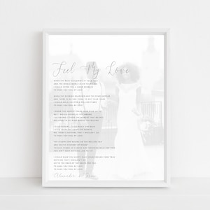 Letras de canciones de bodas, plantilla editable, descarga instantánea, letrero con letras de canciones, regalo de aniversario, regalo para el cónyuge, edita tu propia canción