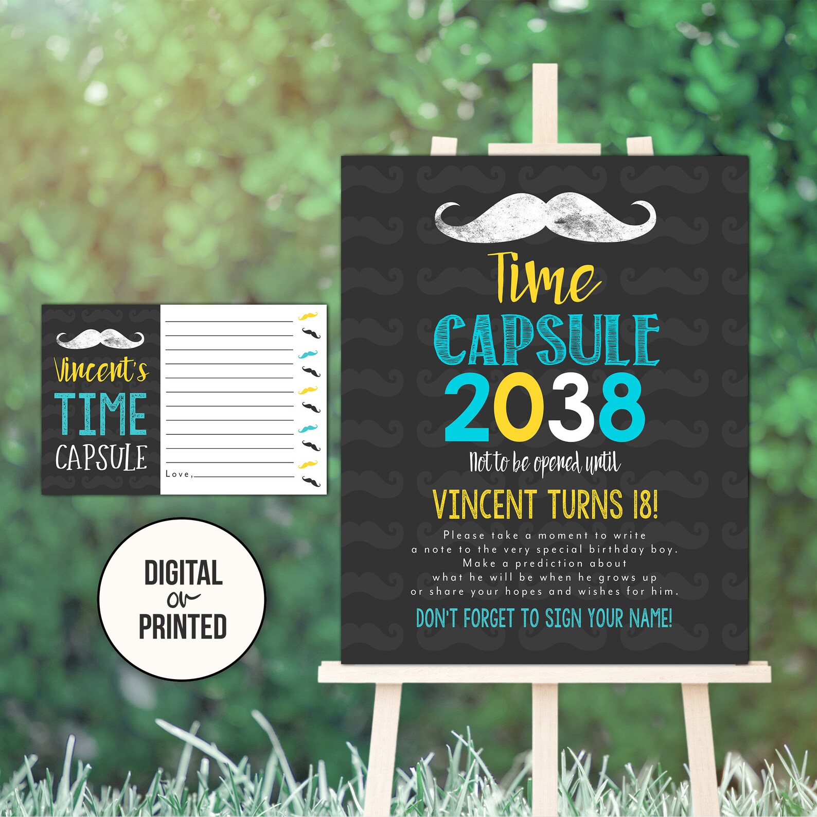 Time Capsule First Birthday Printable Time Capsule Birthday | Etsy