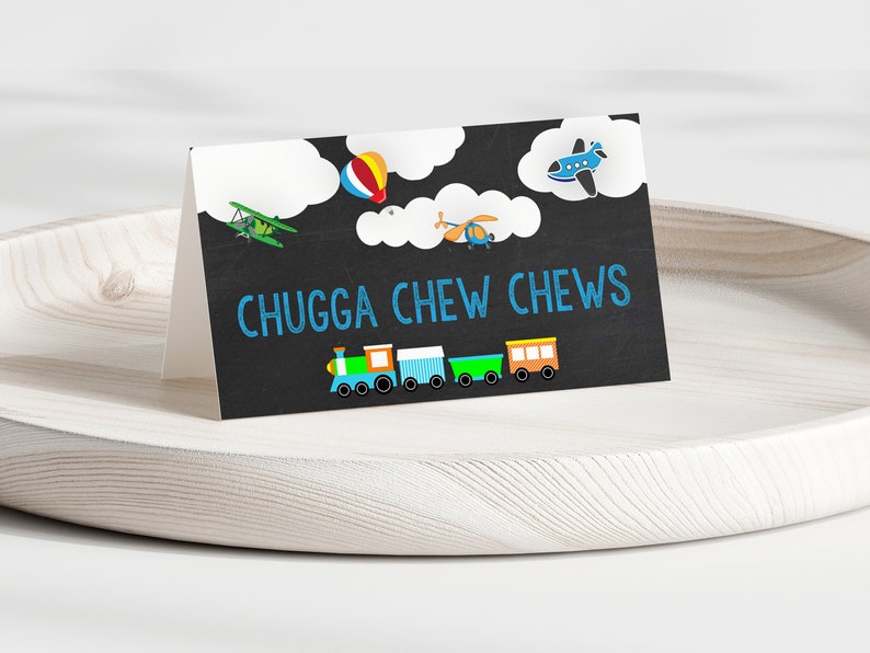 Automobile Food Labels Cars Birthday Truck Party Travel Birthday Vehicle Food Label Place Cards Instant Download Editable