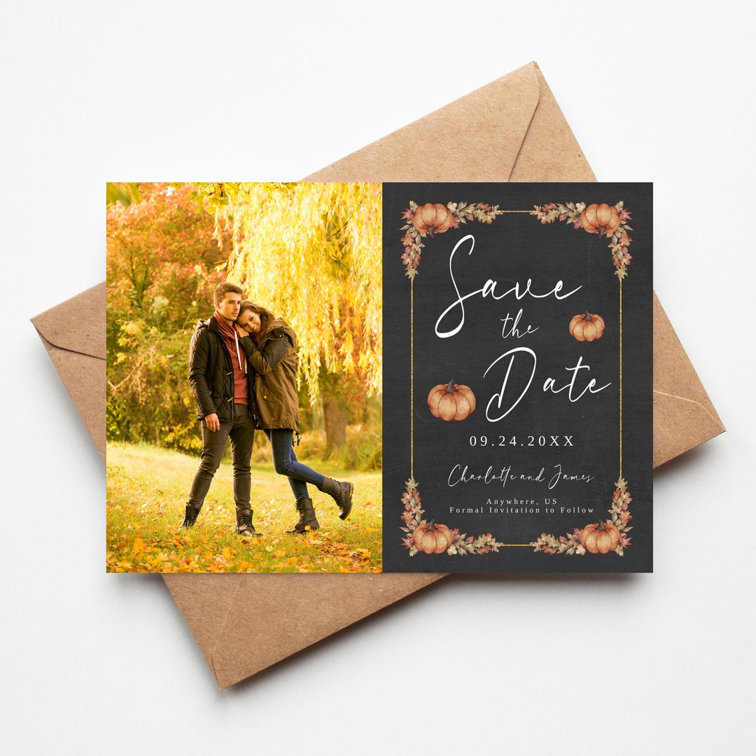 Fall Save The Date Wedding Save The Date Pumpkin Save The Date Photo fall-save-the-date-wedding-save-the-date-pumpkin-save-the-date-photo