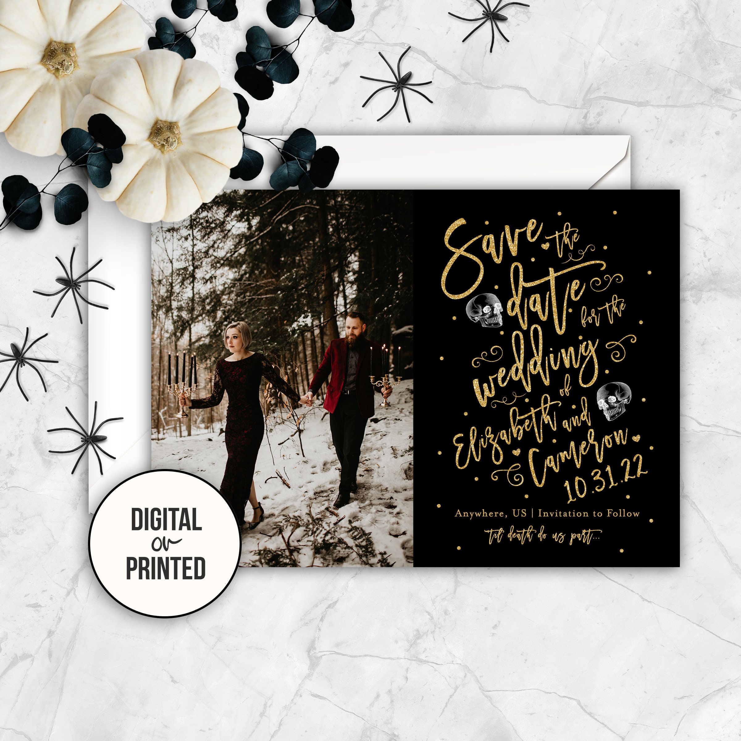 save the date halloween